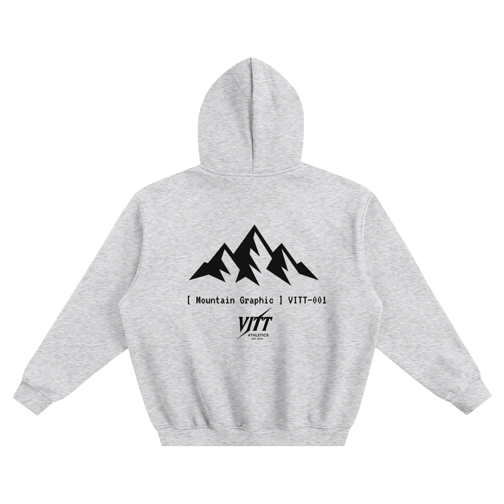 Fleeced MOUNTAIN VITT Boxy Hoodie