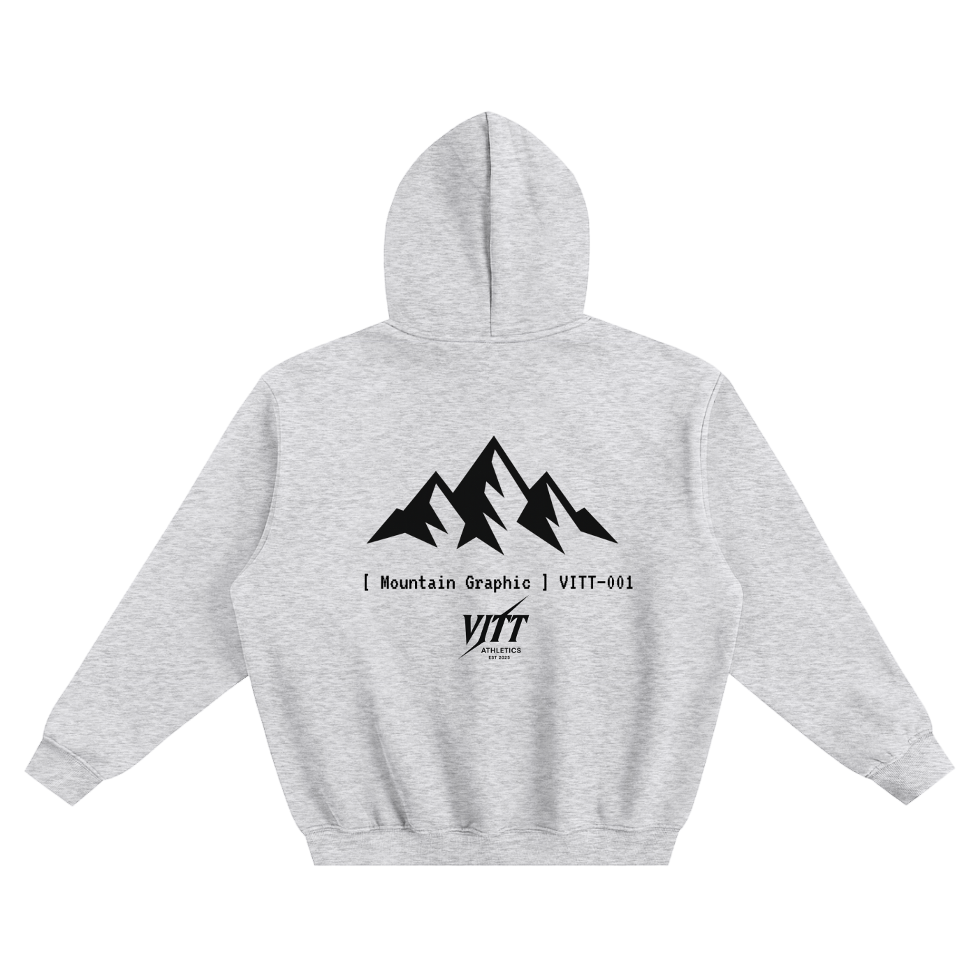 Fleeced MOUNTAIN VITT Boxy Hoodie