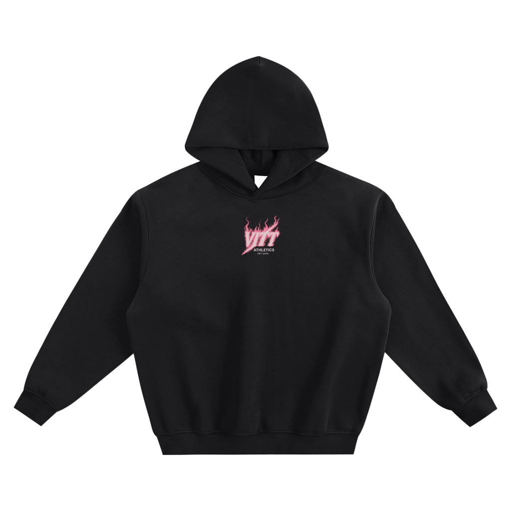 Fleeced FIRE VITT Boxy Hoodie