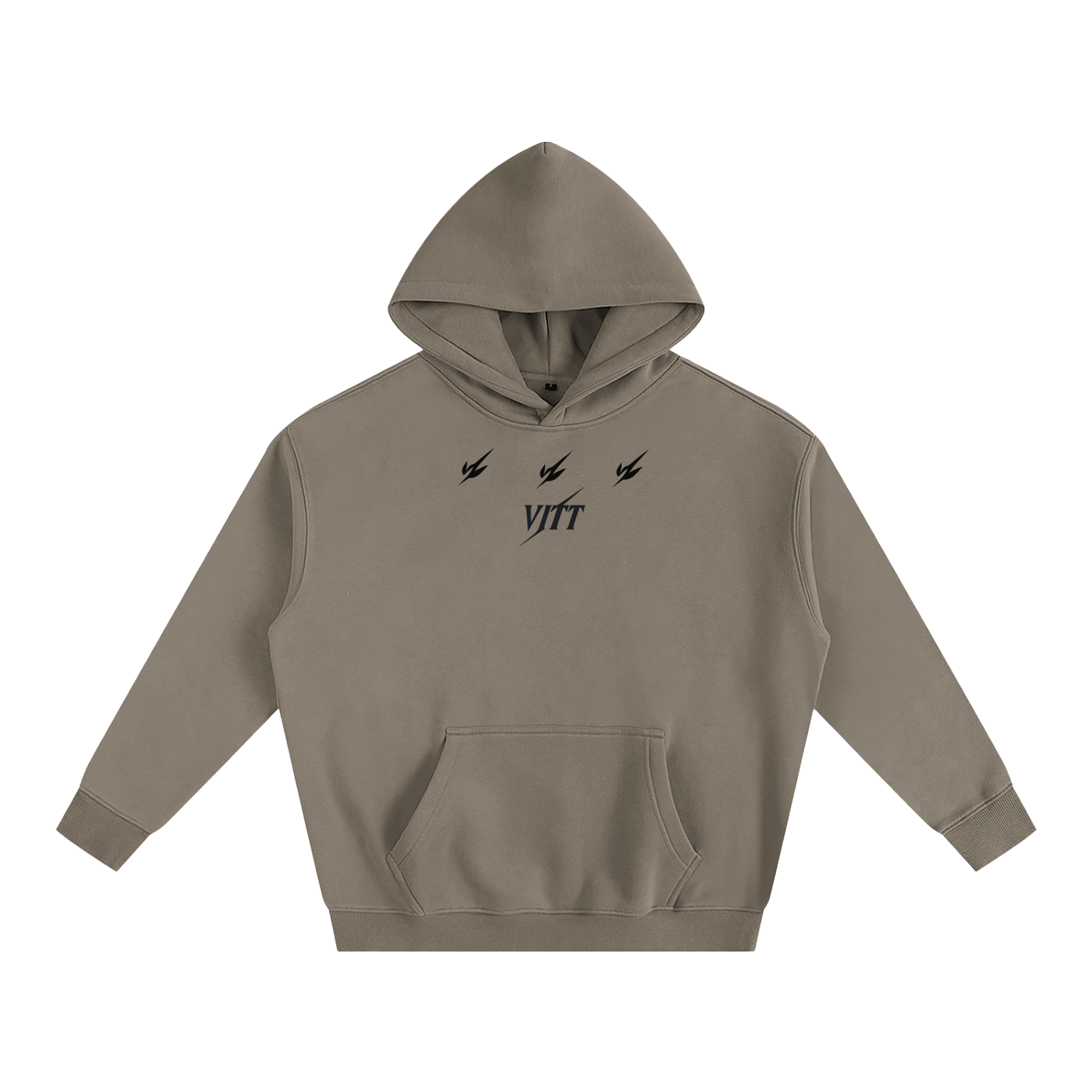 Oversize ORIGINAL VITT Fleeced Hoodie