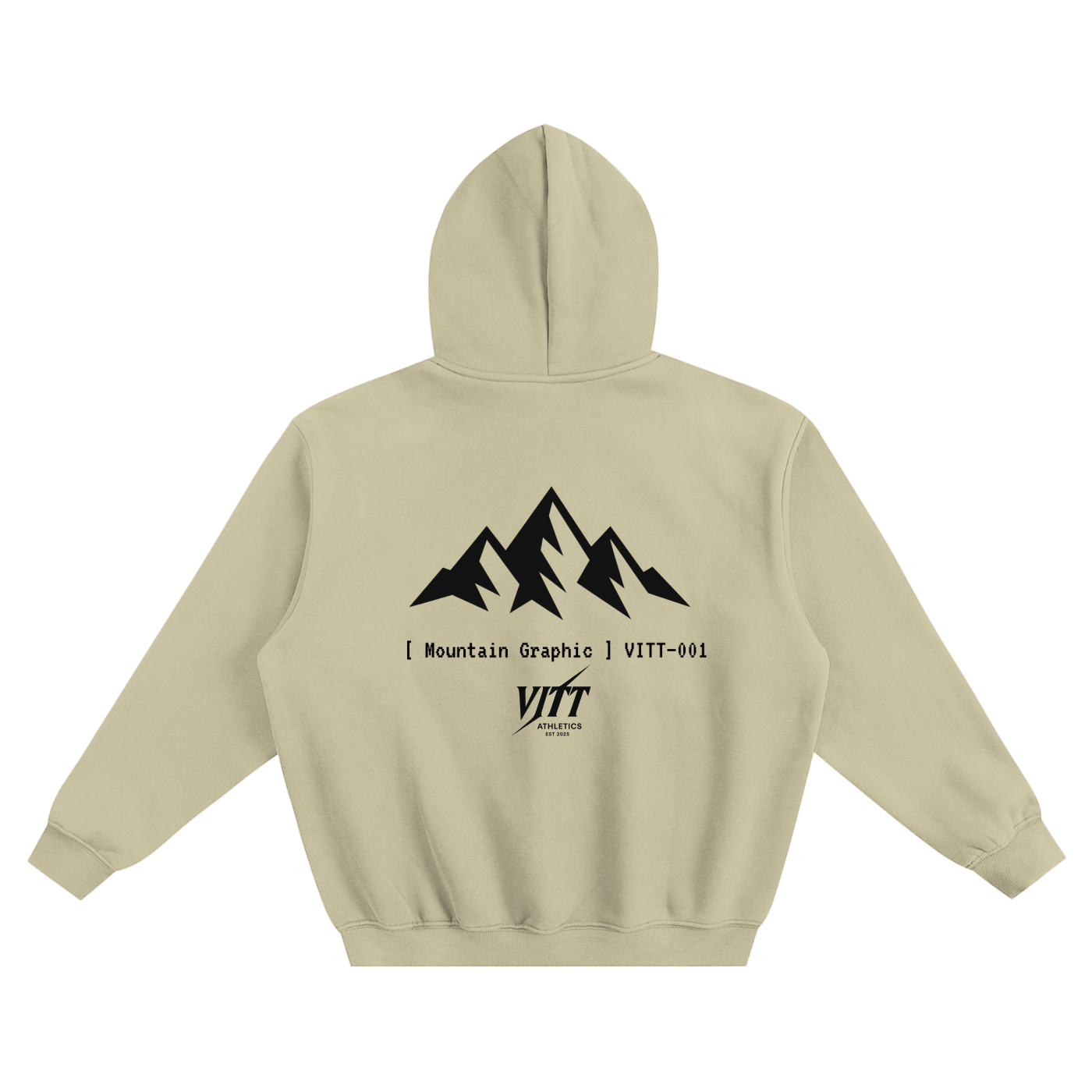 Fleeced MOUNTAIN VITT Boxy Hoodie