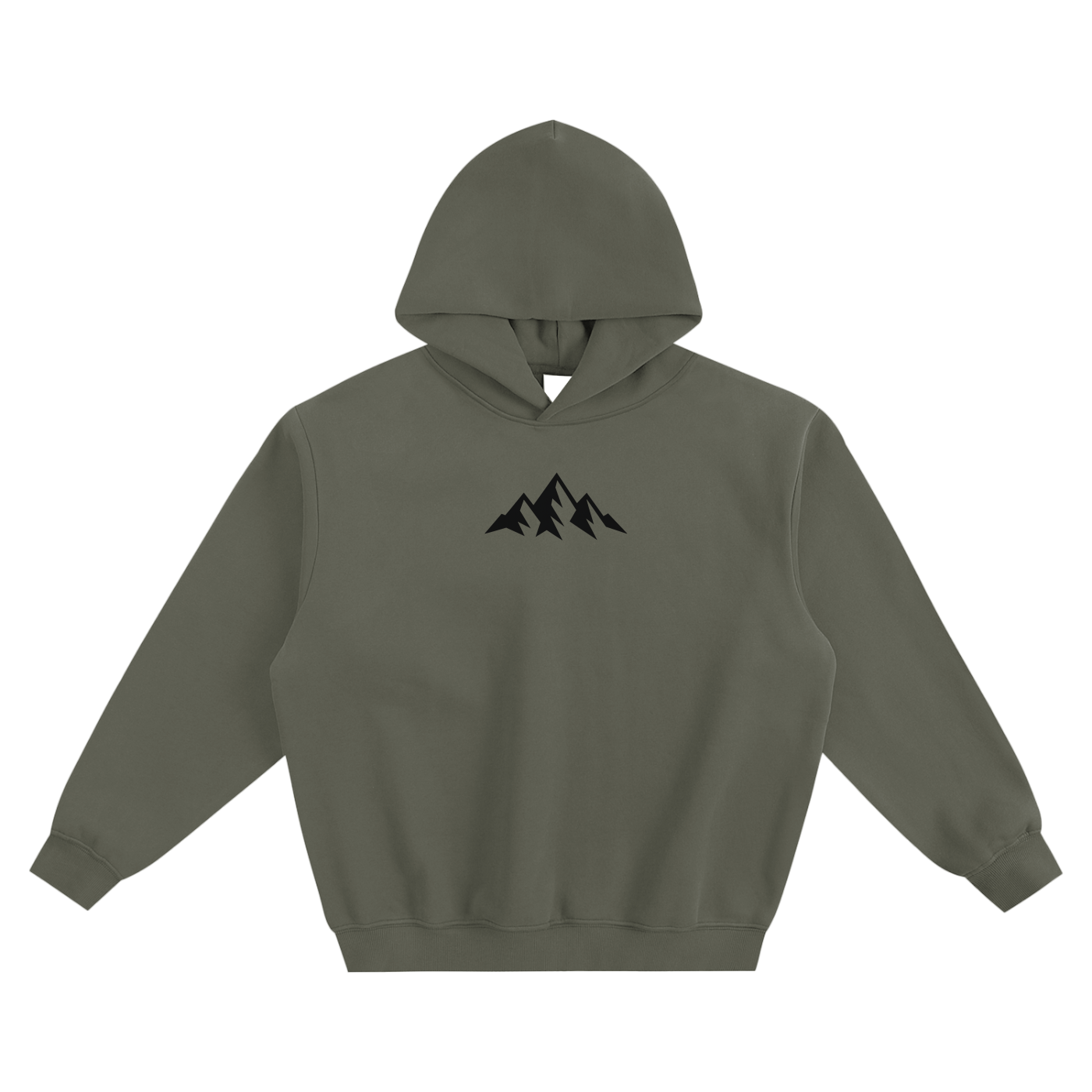 Fleeced MOUNTAIN VITT Boxy Hoodie