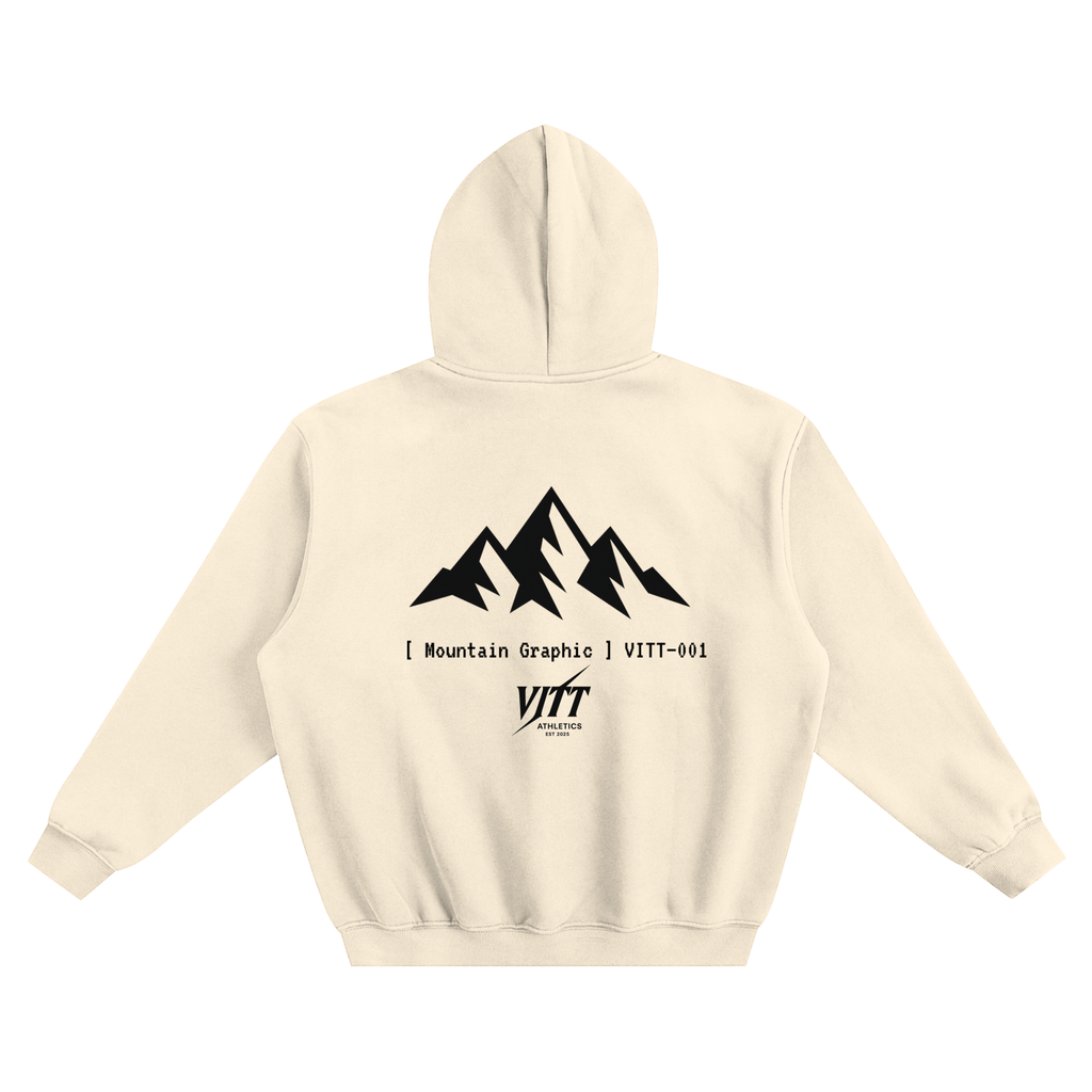 Fleeced MOUNTAIN VITT Boxy Hoodie
