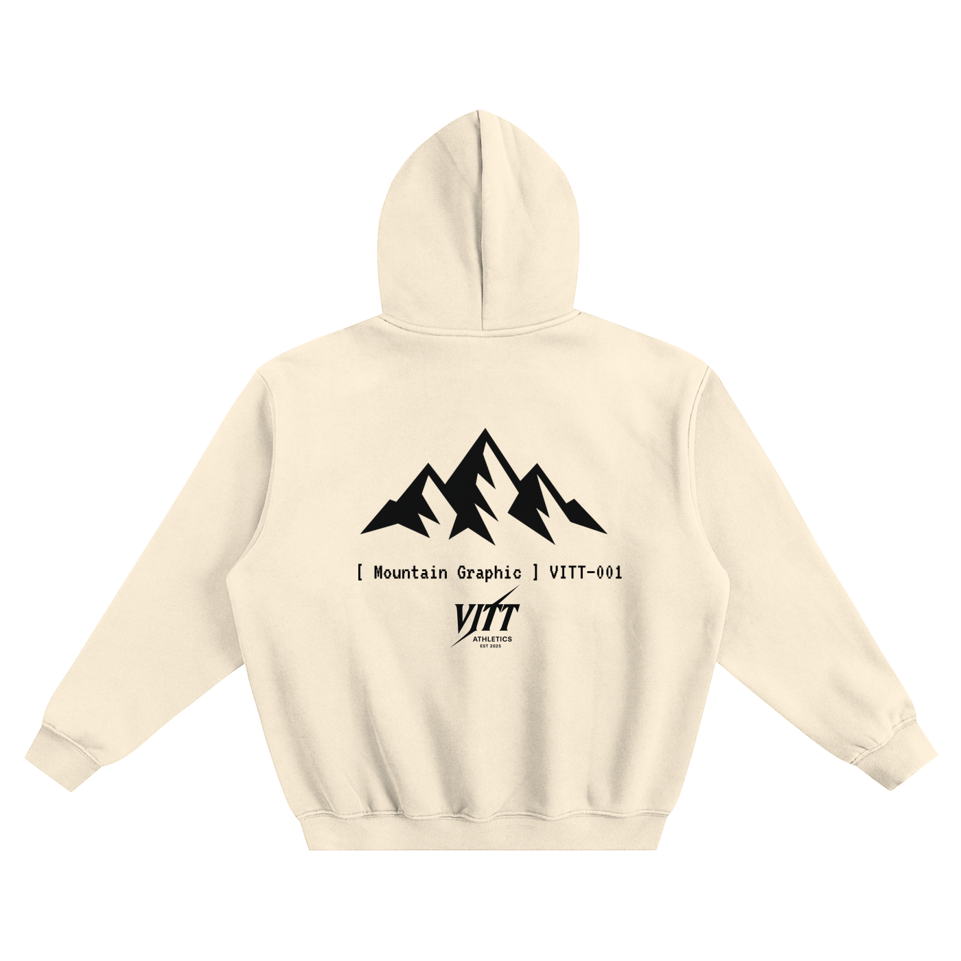 Fleeced MOUNTAIN VITT Boxy Hoodie